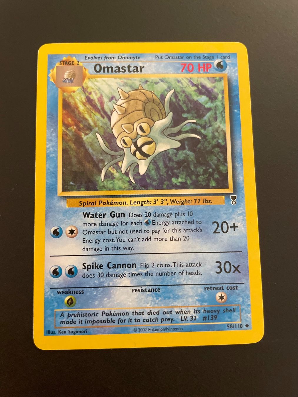 Pokémon Carte collezionabili: Omastar 58/110 Legendary Collection – Usato da Zürich venduto da pokemon_cards