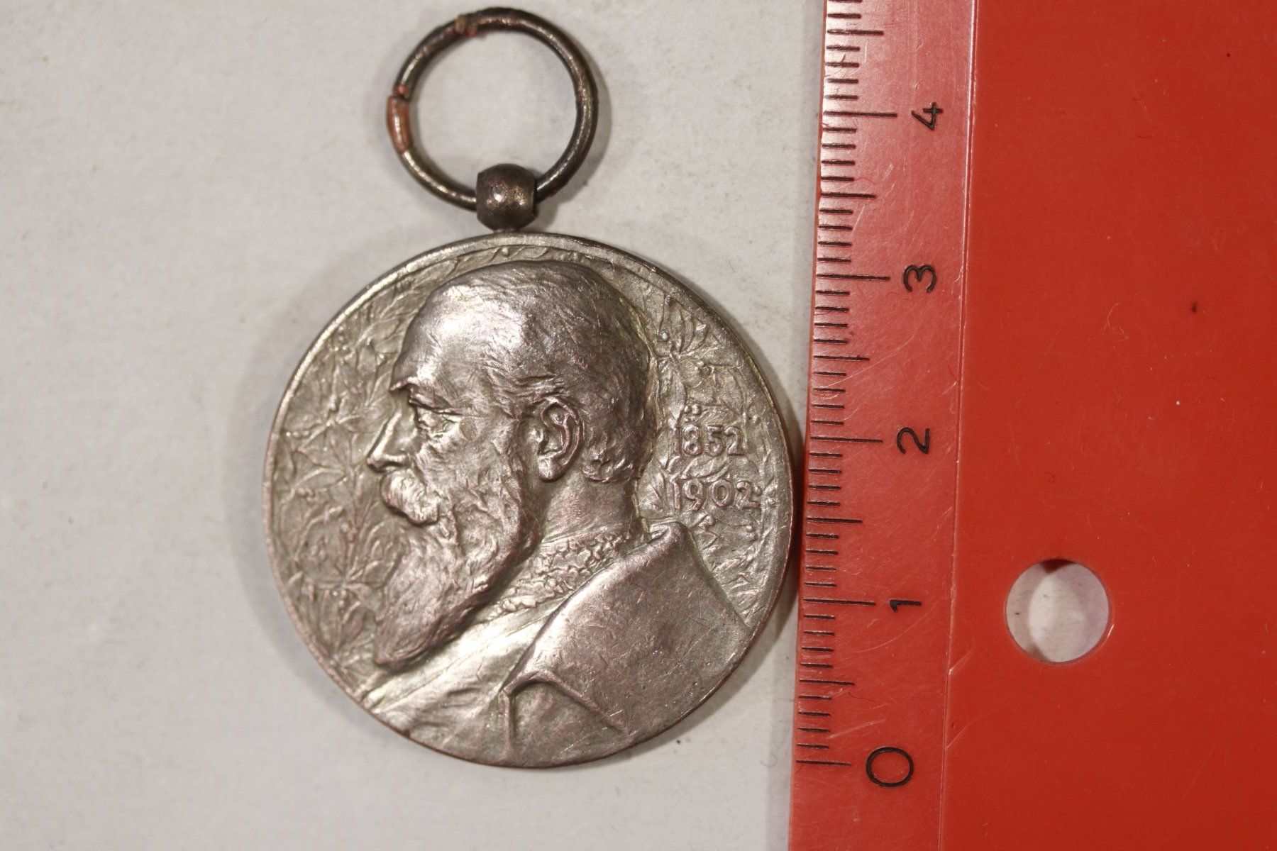Medaillen: Medaille Duché de BADES  1902 – Gebraucht aus La plaine von 7A6T2ME