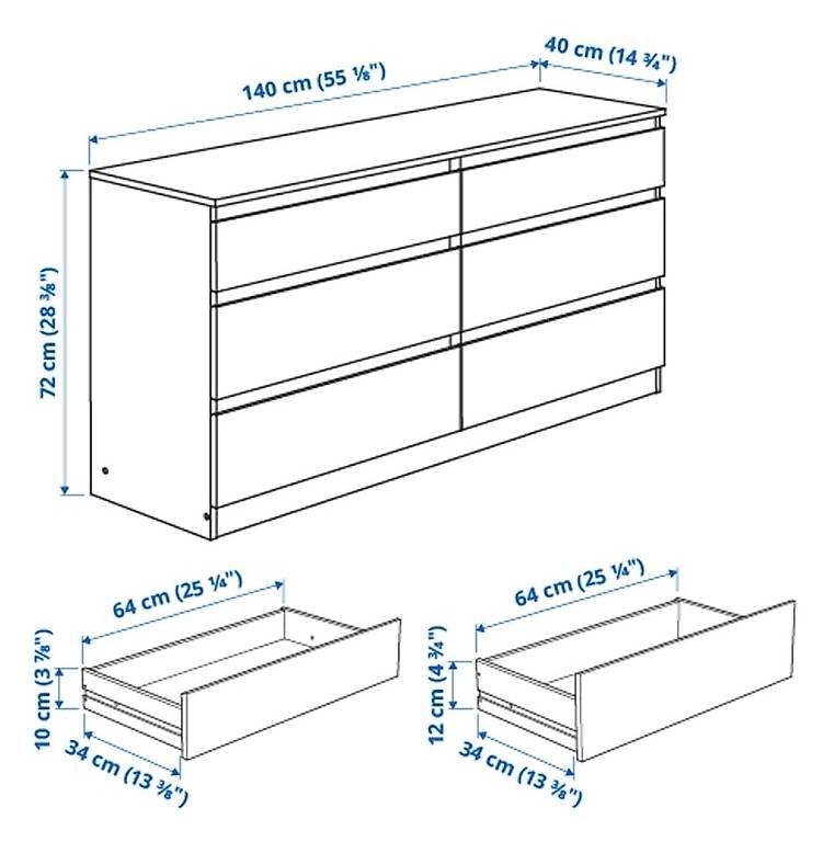 Ikea Kommoden: Kommode Kullen mit 6 Schubladen – Gebraucht aus Grenchen von TSchwarz 2