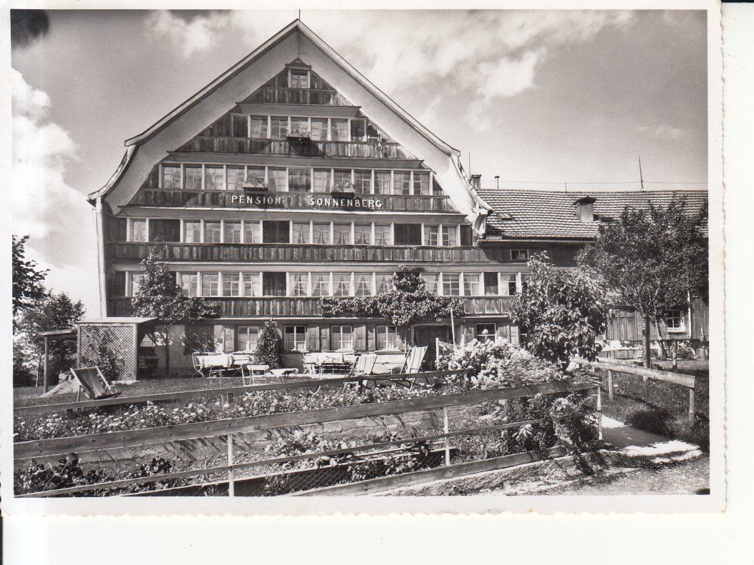 Cartoline postali: Schwellbrunn Sonnenberg 1958 – Usato da Bürglen TG venduto da StampGraf