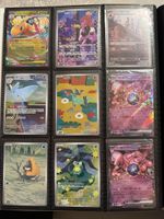 Pokémon Sammelkarten Album mit vielen seltenen Karten