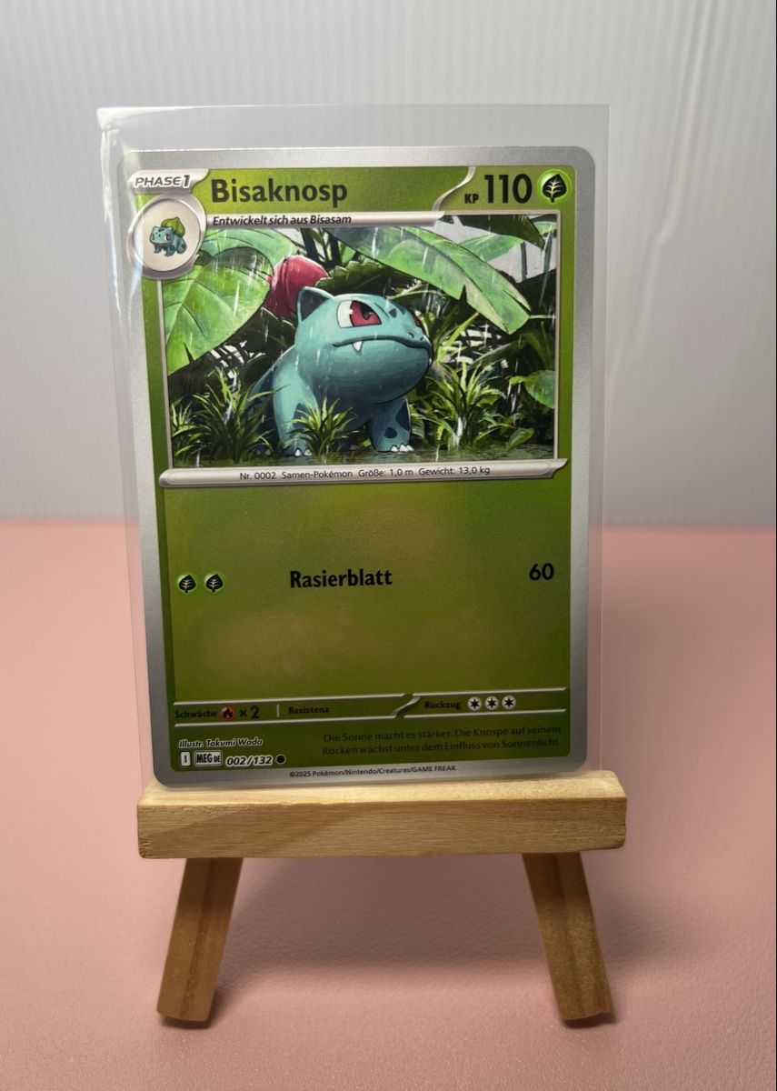 Pokémon Carte collezionabili: Pokemon Bisaknosp 002 Reverse Holo DE – Nuovo (secondo la descrizione) da Langenthal venduto da EceSuzu