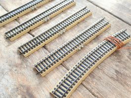Märklin Modellgleis 5 x Kontaktgleis/Anschluss 3900/3800 H0