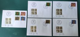 1983 Bundesfeier Wirtshausschilder / FDC: Satz + Einzeln