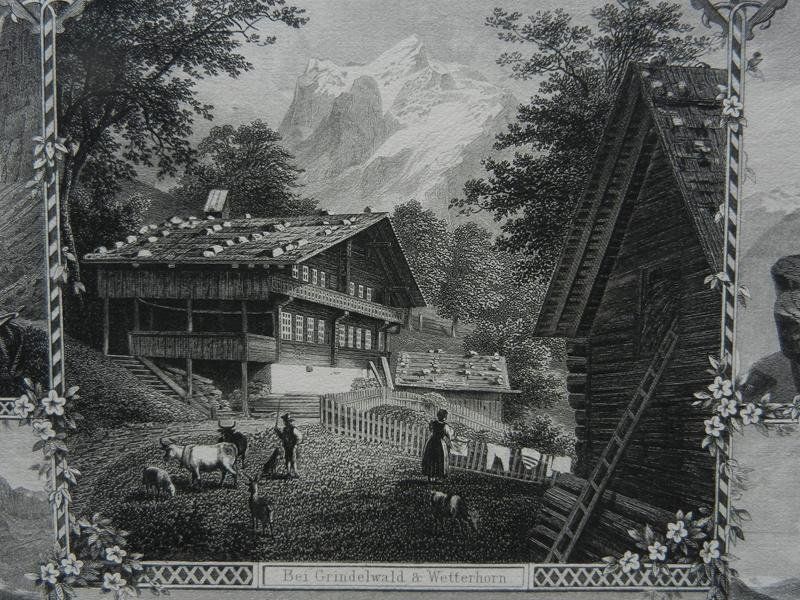 Incisioni: Grindelwald Souvenirblatt – Usato da Risch venduto da Rischli15 3