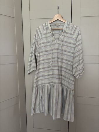 Herrlicher Kleid gestreift Grösse L Damen gebraucht