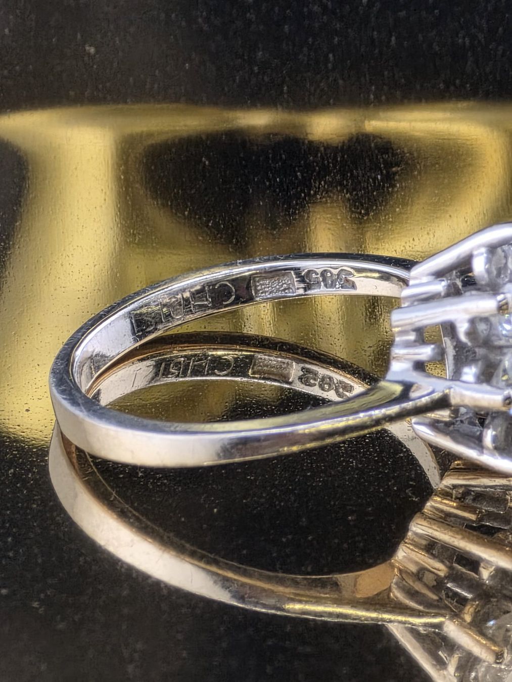 Christ Anelli: Wunderschöner Saphir-Diamant-Ring, 585er Weissgold – Usato da Basel venduto da Edelmetallhaus.com 4