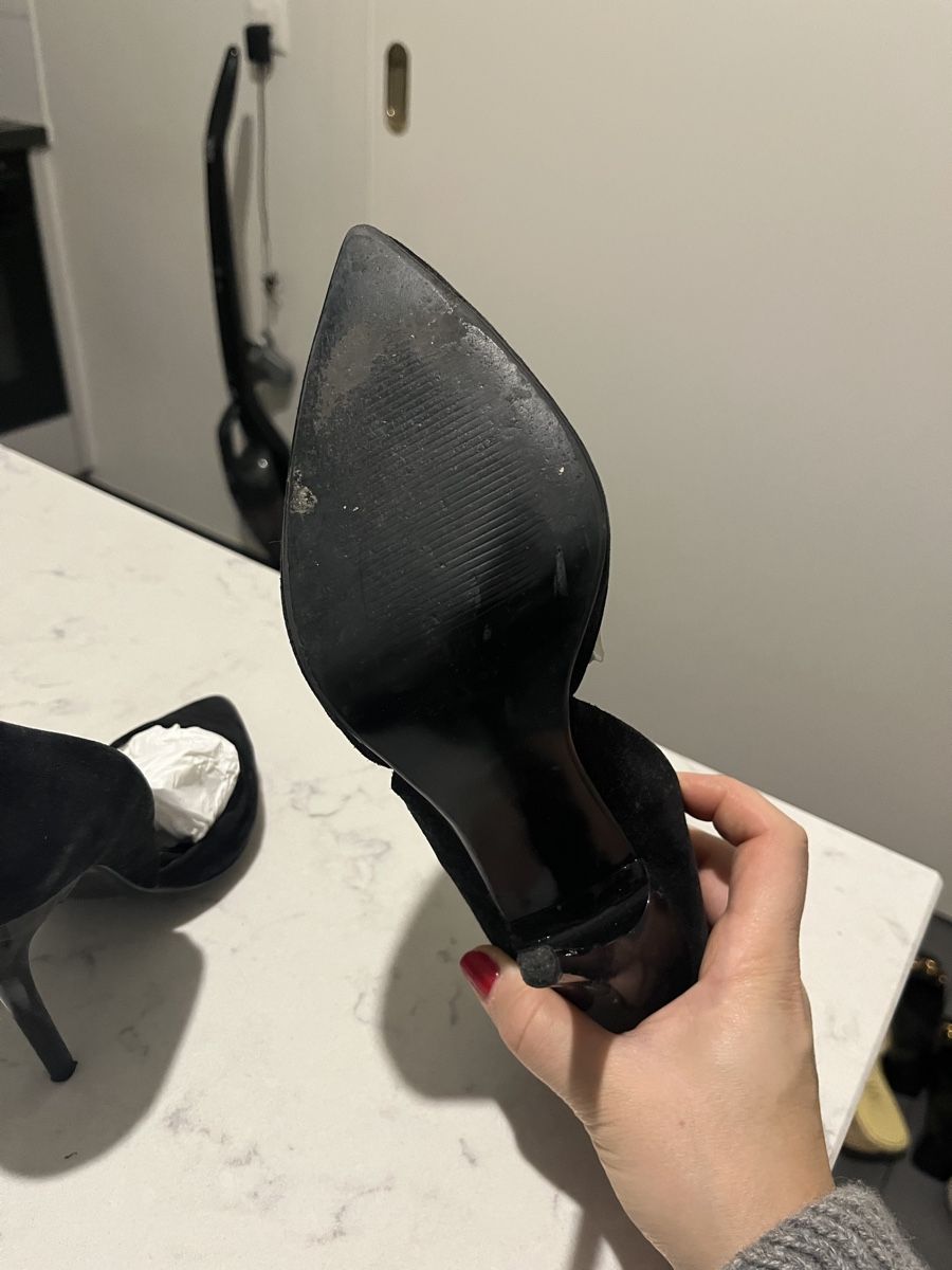 Steve Madden Scarpe da donna: Steve Madden Black Suede Heels - Size US 8.5 – Usato da Mies venduto da nic_yk5d 7