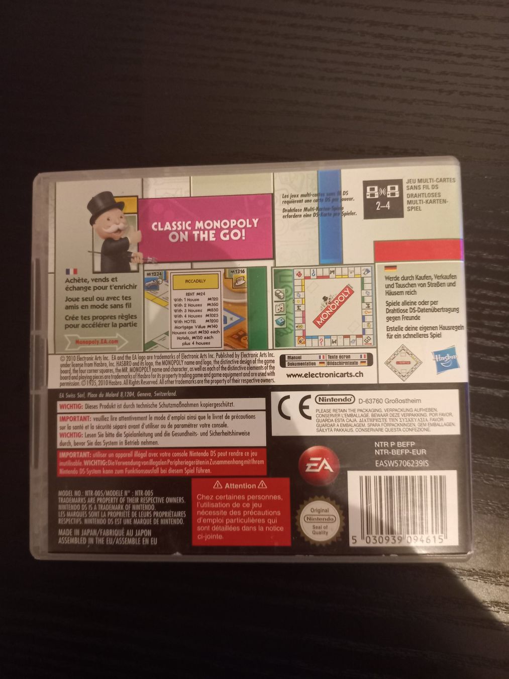 Giochi: Monopoly, Nintendo DS – Usato da Kriens venduto da adr_f6fh 2