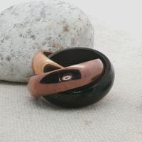 Edelstahl Trinity Ring by Olga Ribler Ringgrösse 62