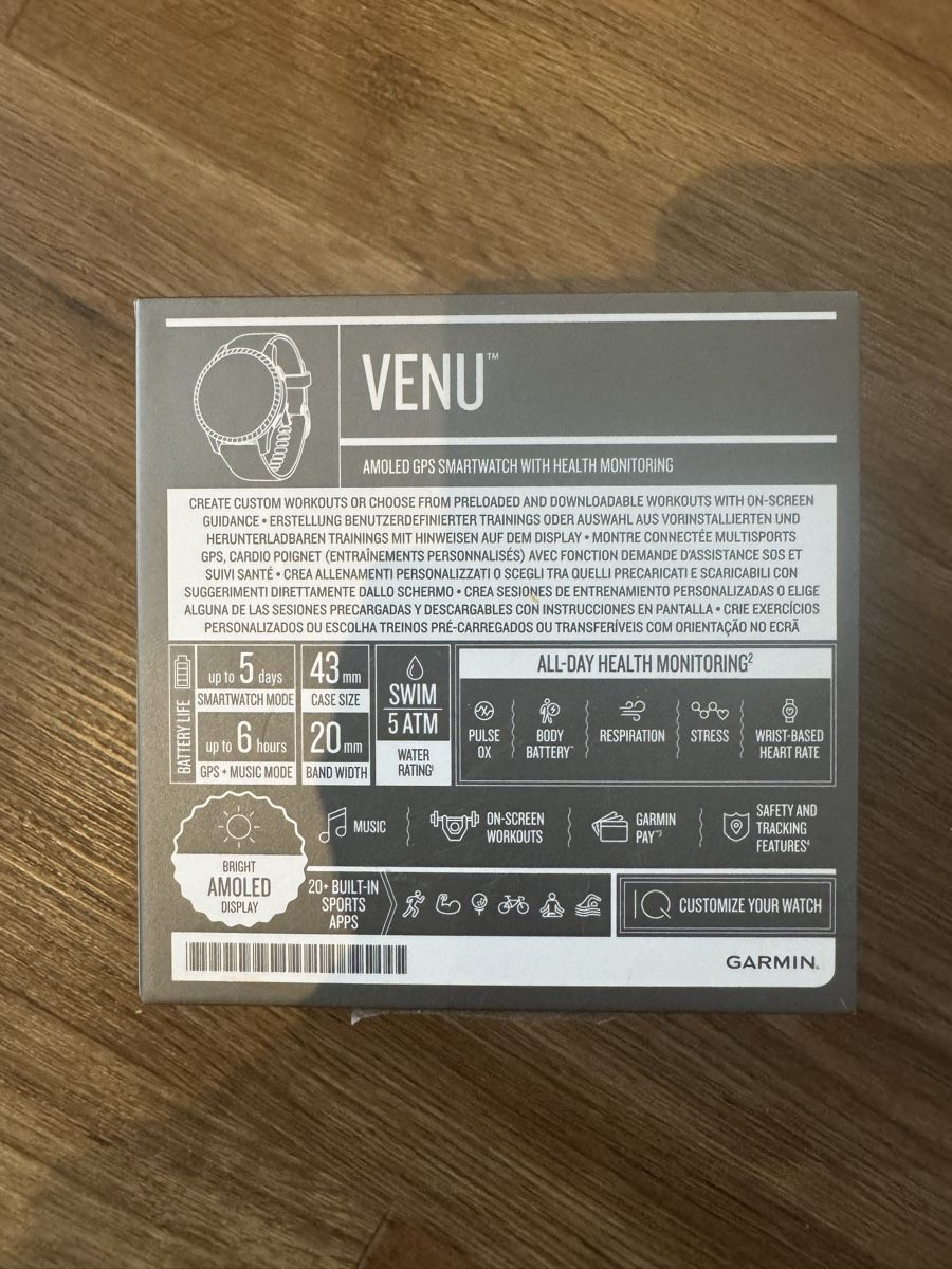 Garmin Smartwatch: Garmin Venu Smartwatch - top Zustand – Usato da Udligenswil venduto da son_rd58 4