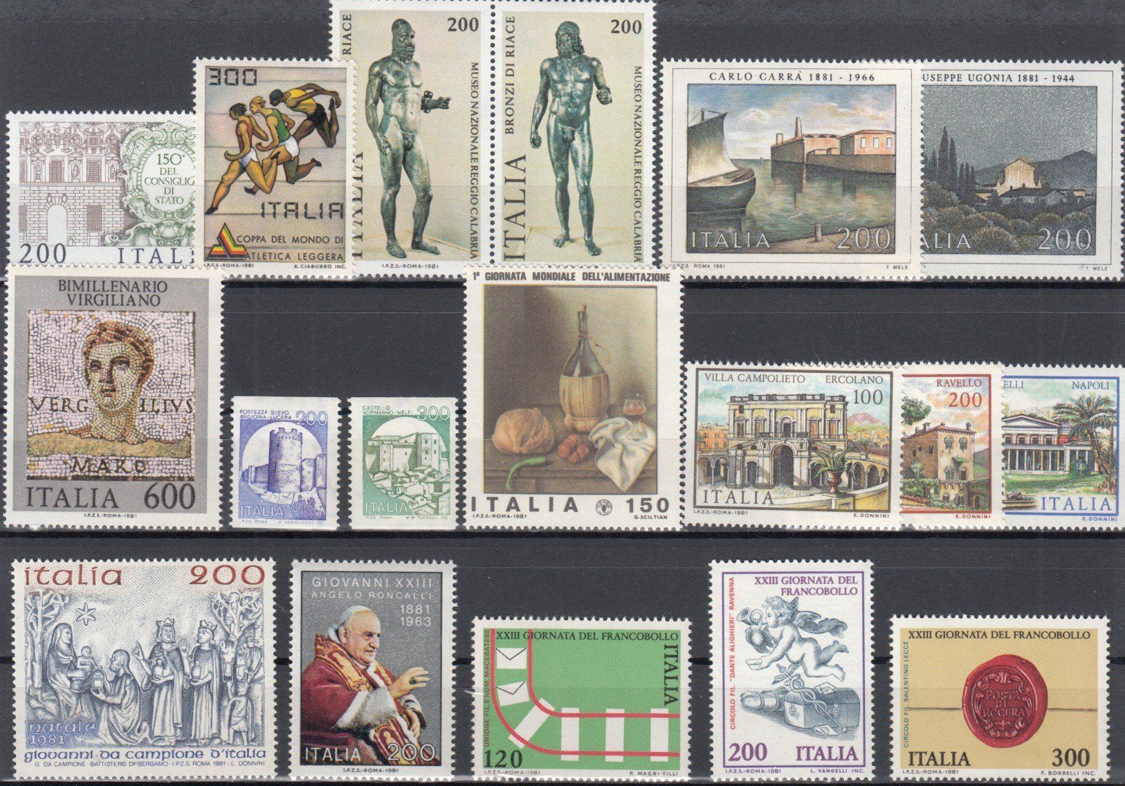 Tous les timbres: Italien 1981 postfrisch – D'occasion à Bürglen TG par StampGraf 3