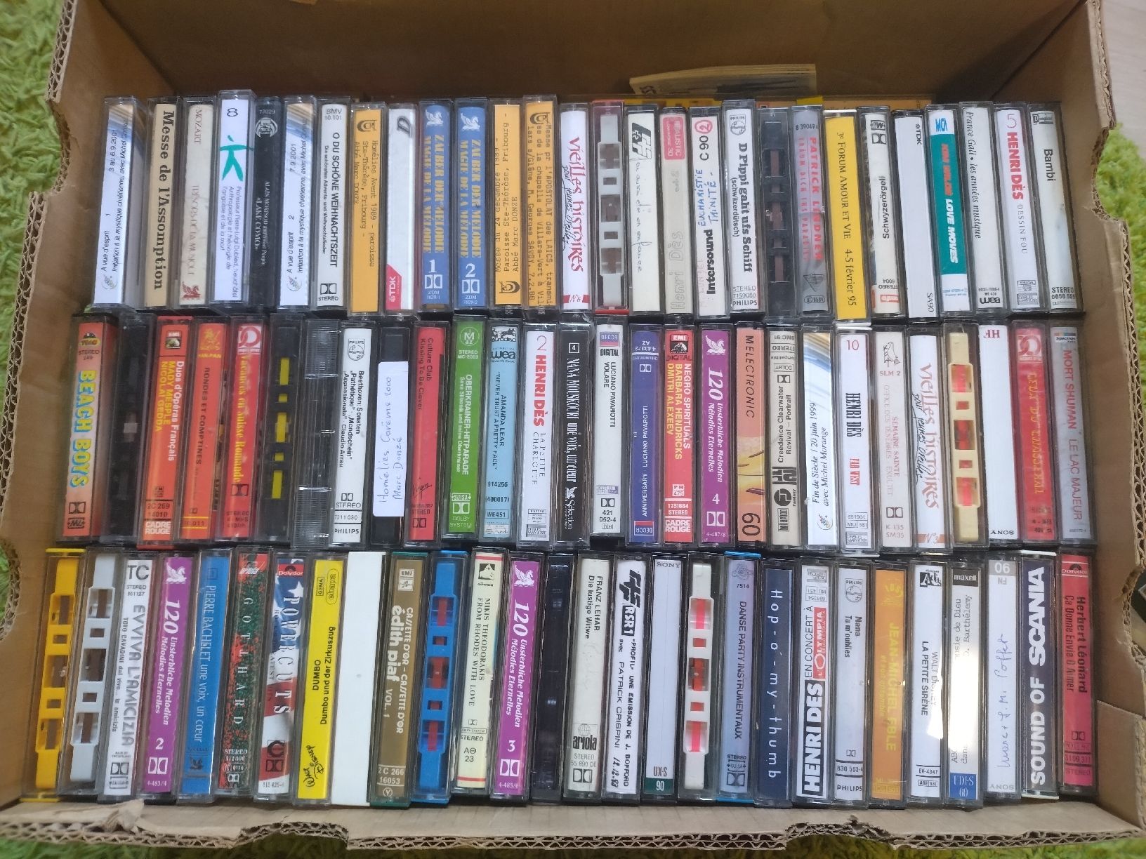 Musicassette: 178 cassettes audio+ 13 cases dont neuves  – Usato da Farvagny-le-Grand venduto da LaCaverne 1