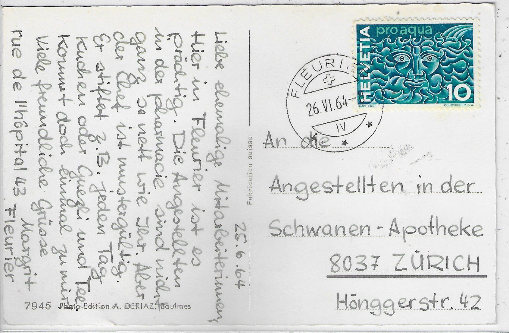 Cartoline postali: Chapeau de Napoleon sur Fleurier – Usato da Ettingen venduto da Kartenplanet 1