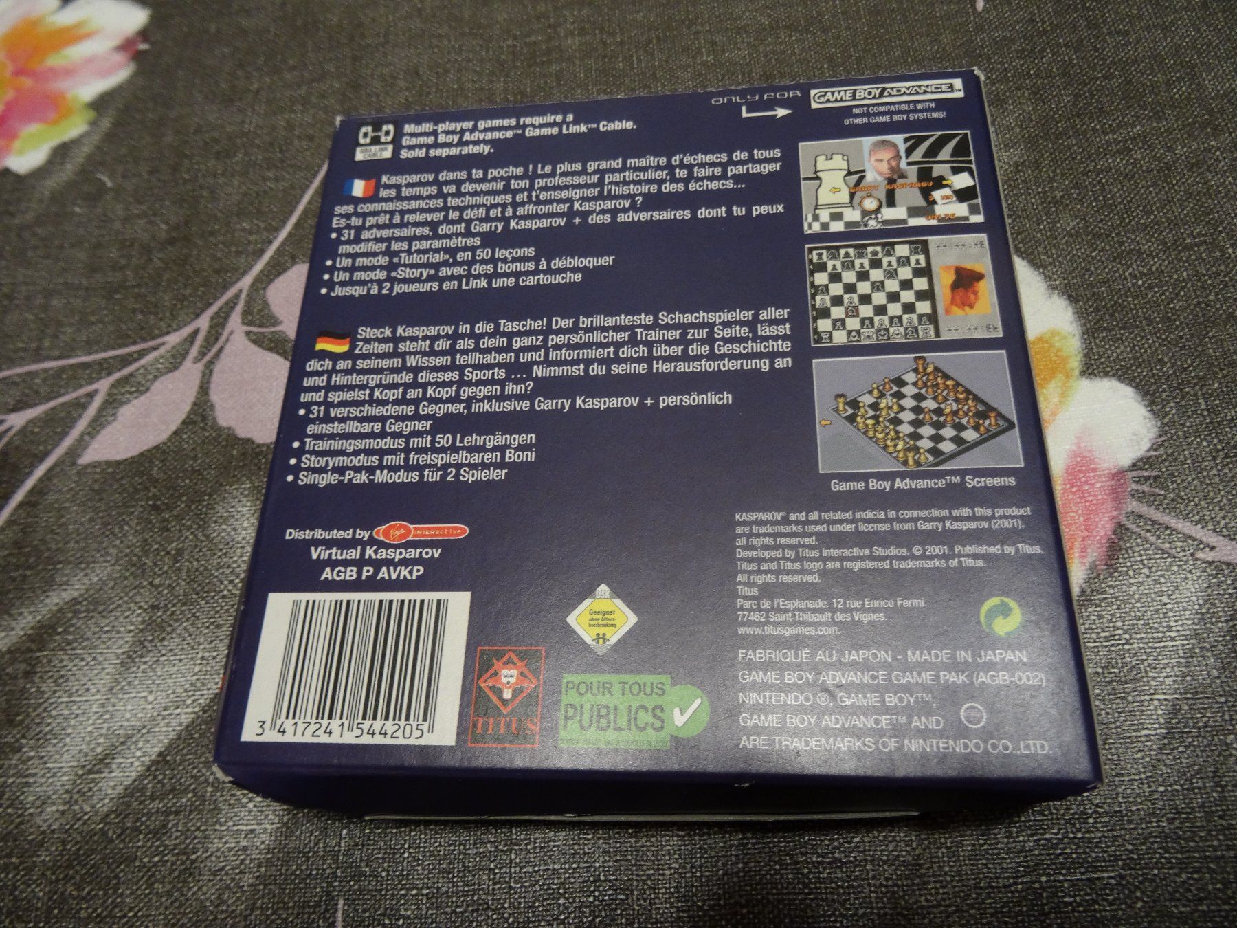 Giochi: Virtual Kasparov GBA – Usato da Olten venduto da Disc-Ausverkauf 1