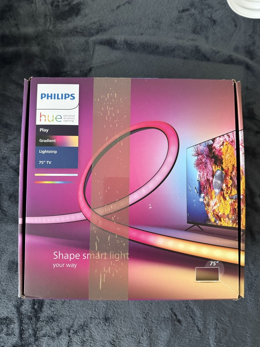 Philips Lichterketten & Leisten: Philips Hue Play Gradient Lightstrip 75" TV – Neu (gemäss Beschreibung) aus Tübach von Tamce