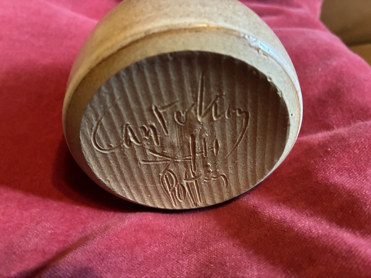 Vase & Récipients: Glasierte Tonvase – D'occasion à Urnäsch par schneewittli. 3