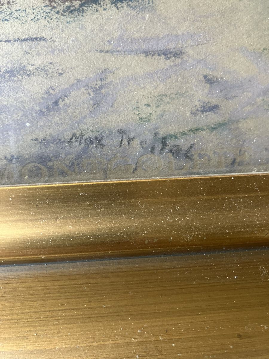 Dipinti: Grand Pastel de Paysage , signe – Usato da La Tour-de-Peilz venduto da mon_pd6m 1
