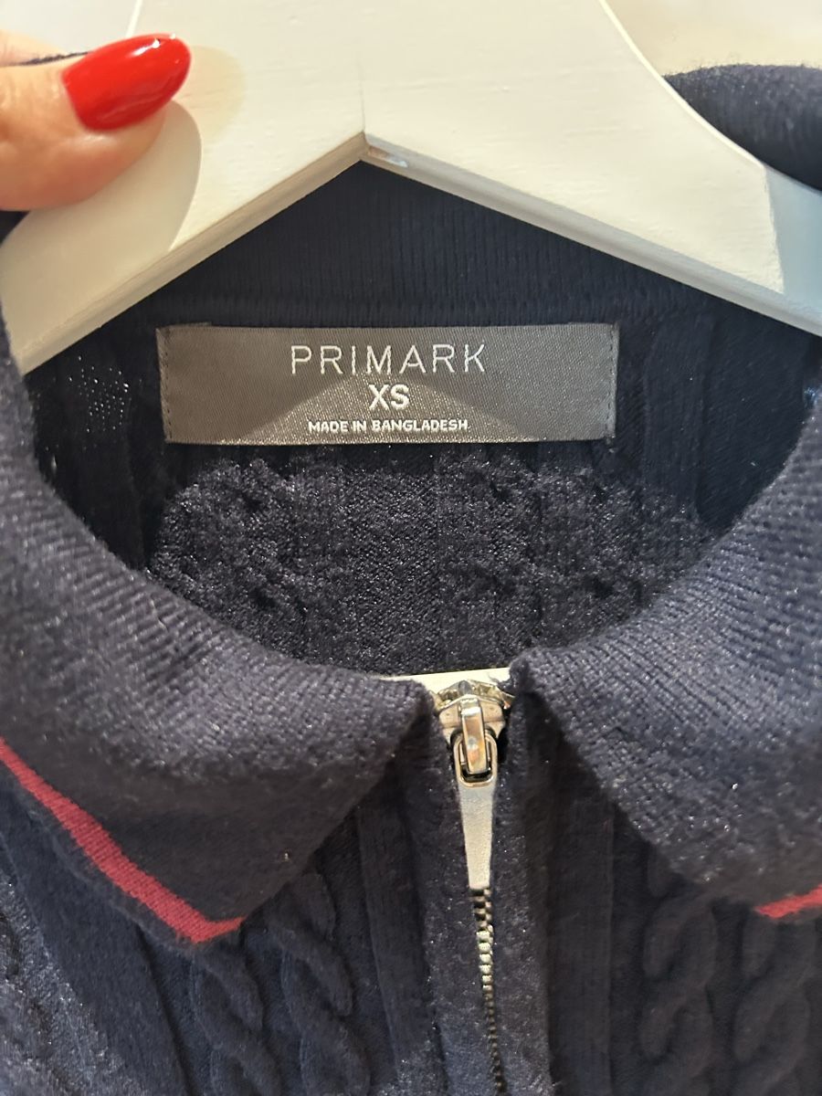 Primark Jacken: Pulloverjacke Primark dunkelblau Zopfmuster Grösse XS neu – Neu (gemäss Beschreibung) aus Sursee von ramona0406 1