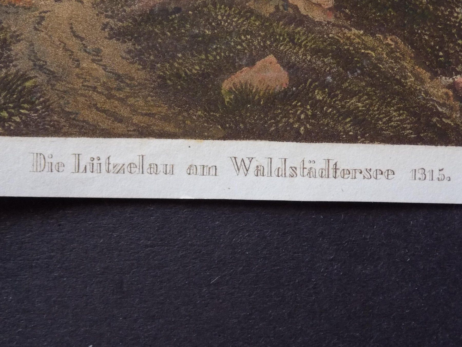 Incisioni: Lützelau Vierwaldstättersee – Usato da Risch venduto da Rischli15 2