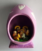 Mini Krippe Reisekrippe Retablo Weinachten Südamerika, Neu