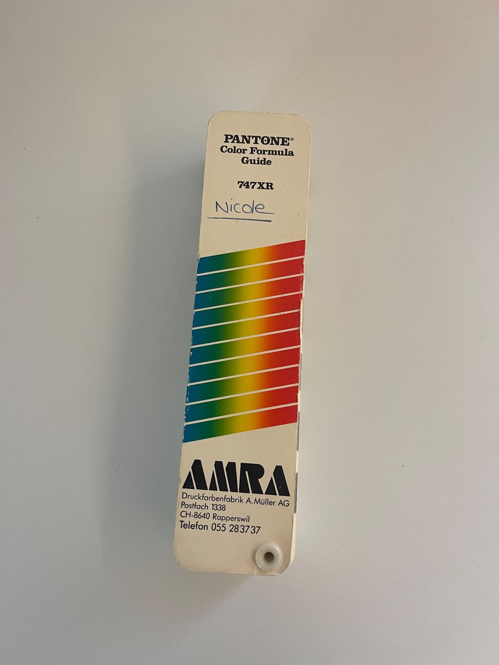 Farben: Pantone Farbfächer Color Formula Guide 747XR – Gebraucht aus Aesch ZH von niro007 1
