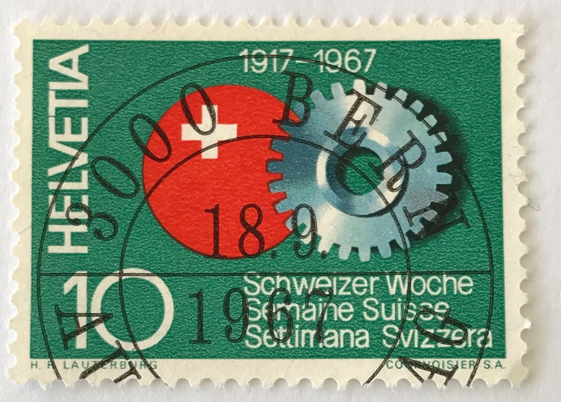Tutti i francobolli: Nr.449 mit Vollstempel Bern – Usato da Aarau venduto da Billa007
