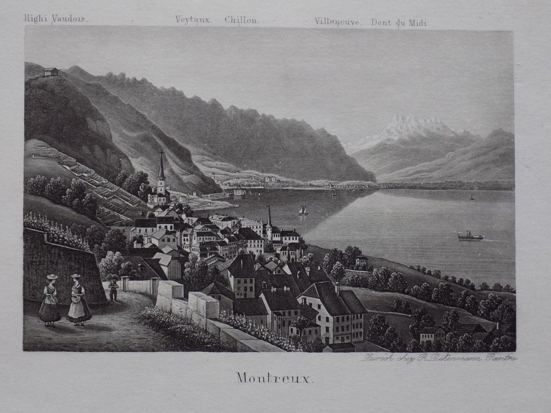 Incisioni: Montreux von Dikenmann – Usato da Risch venduto da Rischli15 1