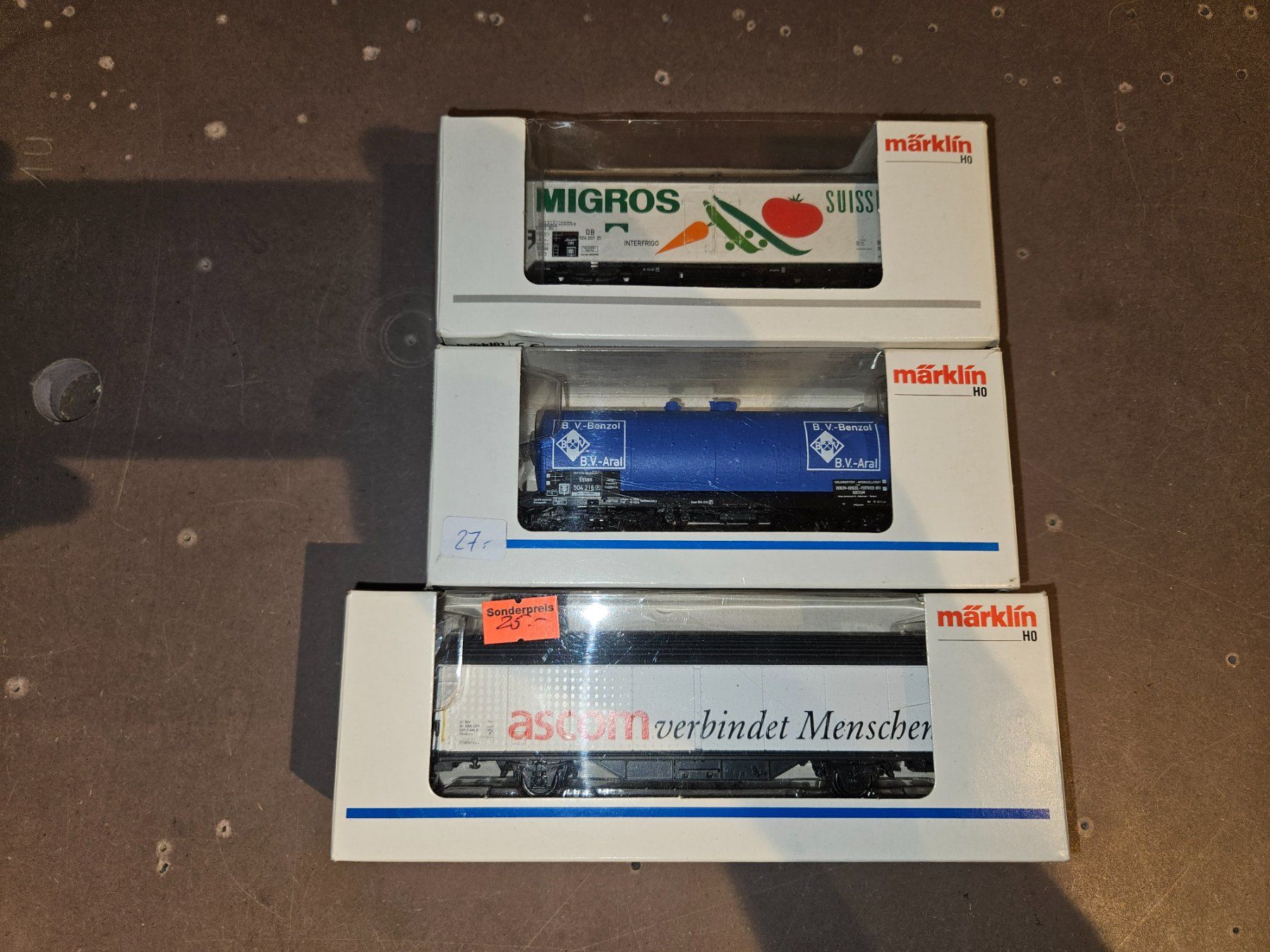 Märklin Modellini di ferrovie: Märklin Güterwagen  mit OVP – Usato da Bern venduto da lukas90pilze