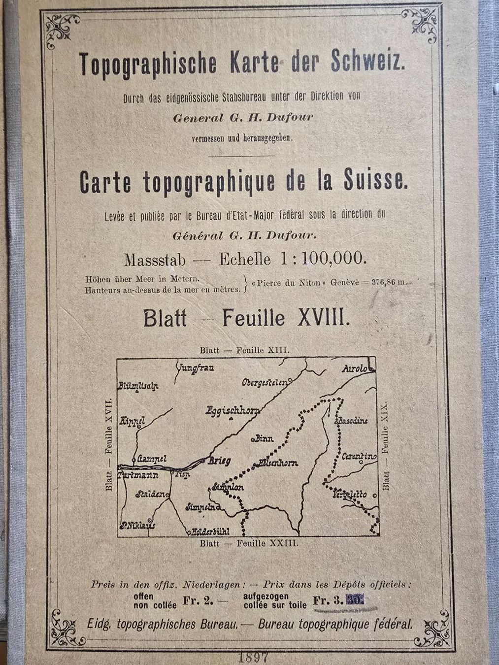 Cartes géographiques & atlas: Doufourkarten – D'occasion à Zürich par el.elias