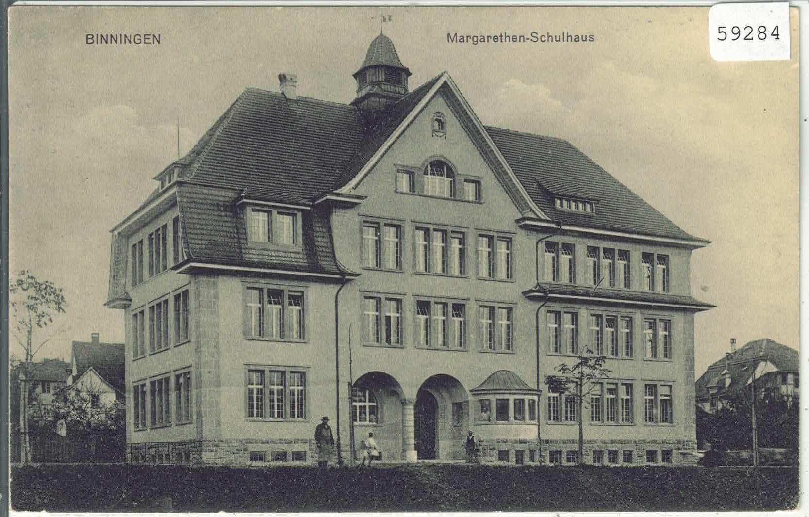 Ansichtskarten: Binningen - Margarethen-Schulhaus – Gebraucht aus Ettingen von Kartenplanet