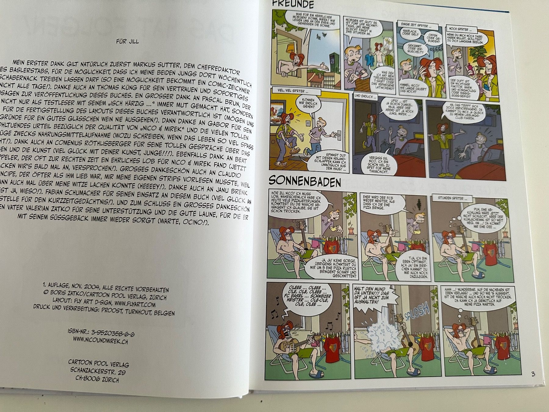 Fumetti: NICO & MIREK - DAS HAT FOLGEN - CARTOON POOL – Usato da Münsingen venduto da Ganjam 3