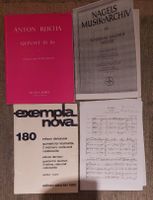 14 große Partituren von Quintetten mit Streichquartett