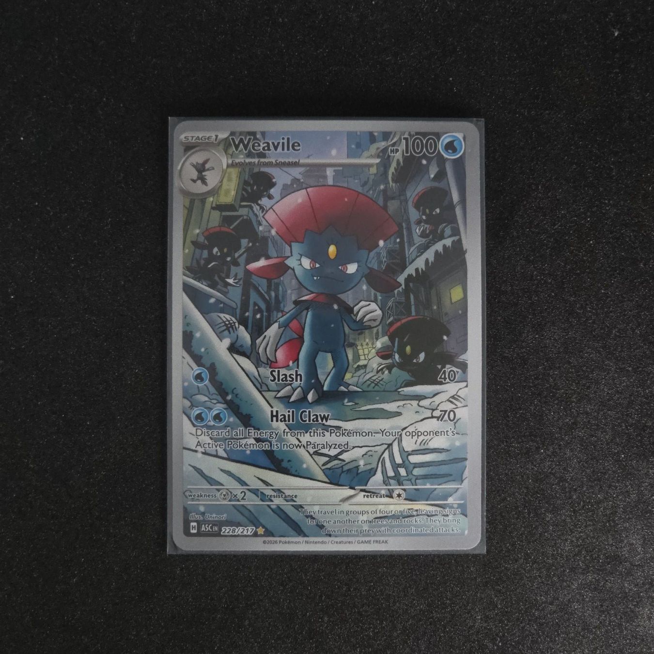 Pokémon Cartes à collectionner: Weavile (ASC 228) – D'occasion à St. Gallen par CardZelo