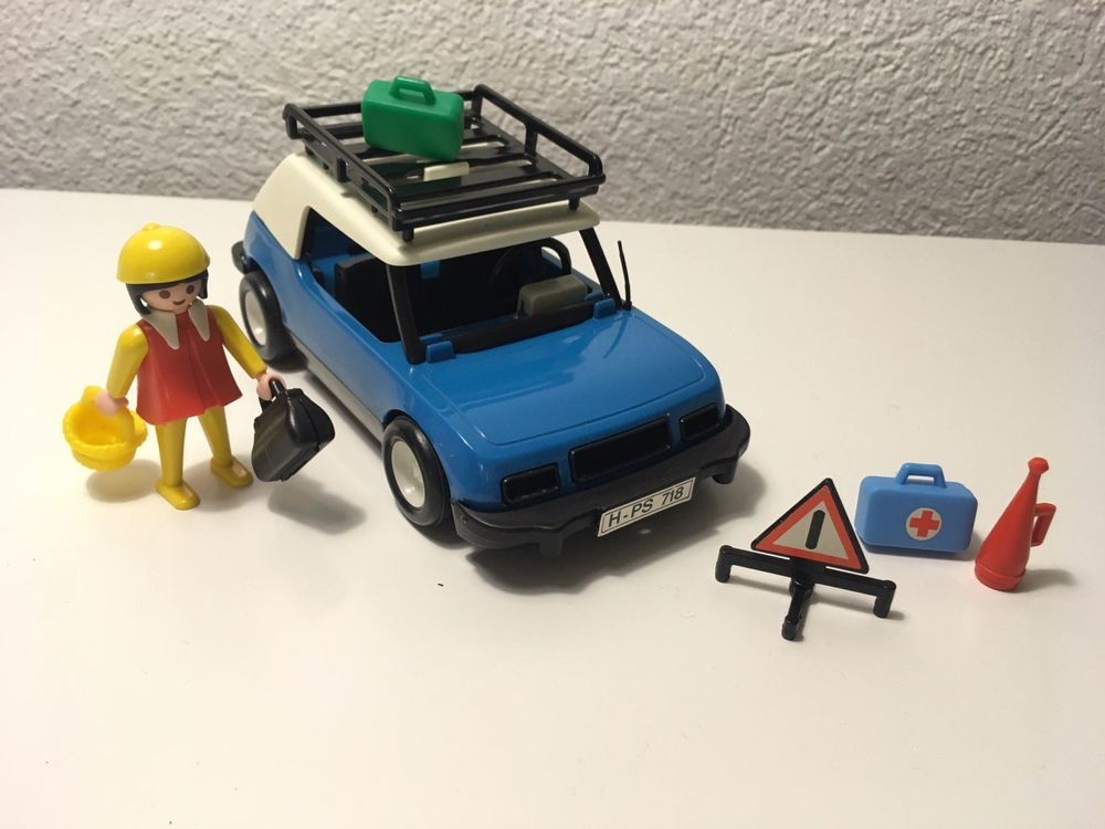 Playmobil Auto blau mit Tourist 3210 Kaufen auf Ricardo