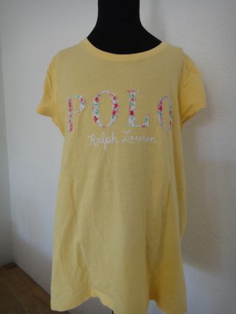 Polo Ralph Lauren T-Shirt Gelb Gr. 152 Blumenprint Sommer ☀️