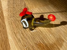 Kleiner Glas-Heli "Murano" zum Ausstellen