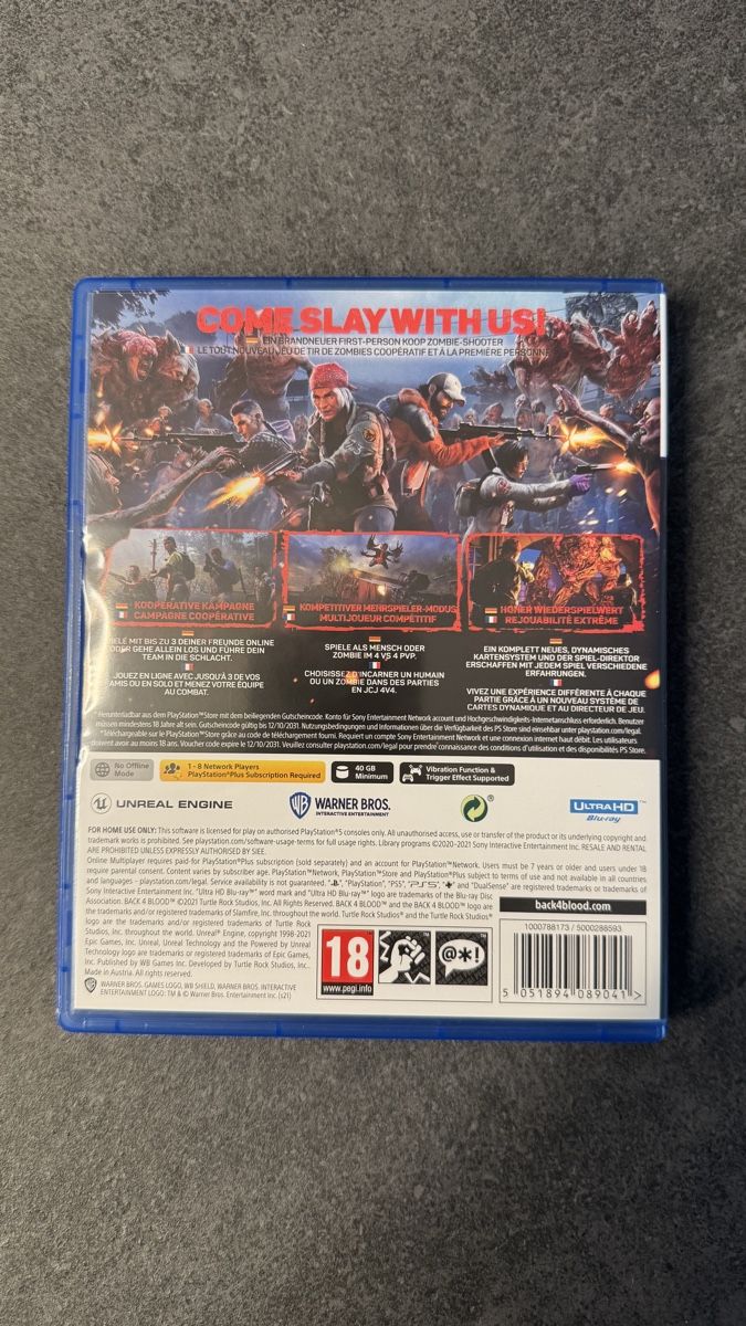Giochi: Back 4 Blood Playstation 5 PS5 – Usato da Dübendorf venduto da lilmissprincess 1