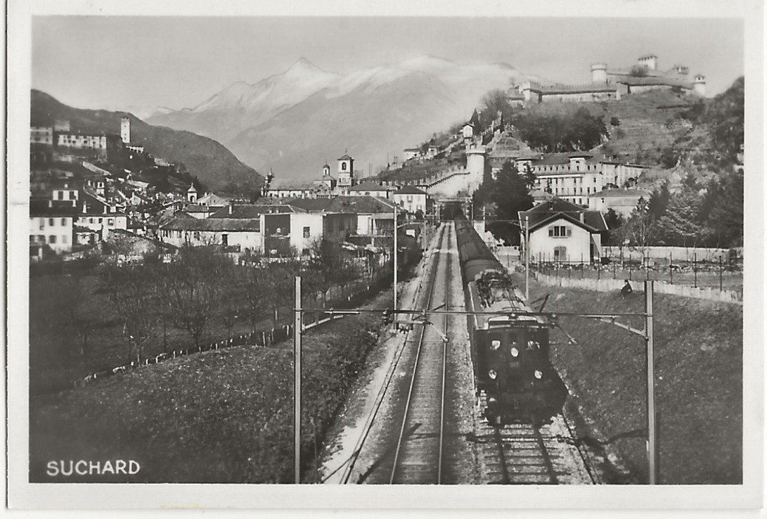 Cartoline postali: Bellinzona, Gotthardbahn, Suchard, keine AK – Usato da Frauenfeld venduto da Merk52