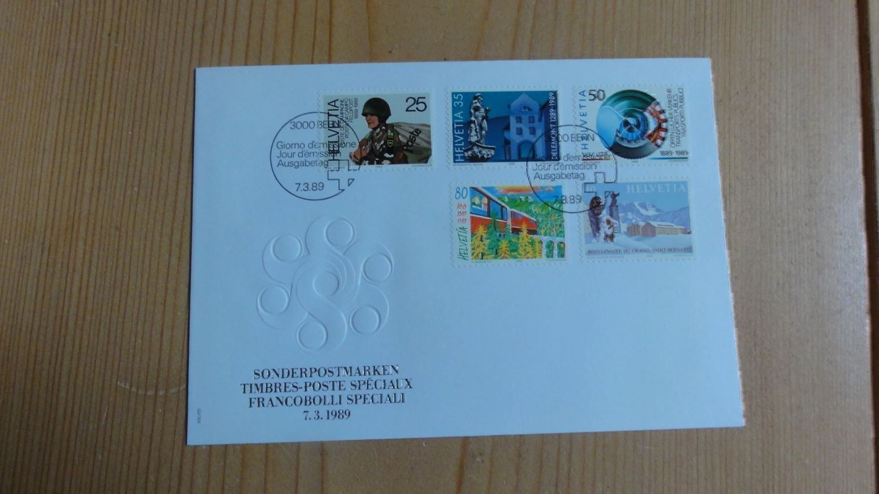 Tutti i francobolli: sonderpostmarken CH, 7.3.1989 – Nuovo (secondo la descrizione) da liestal venduto da makai05