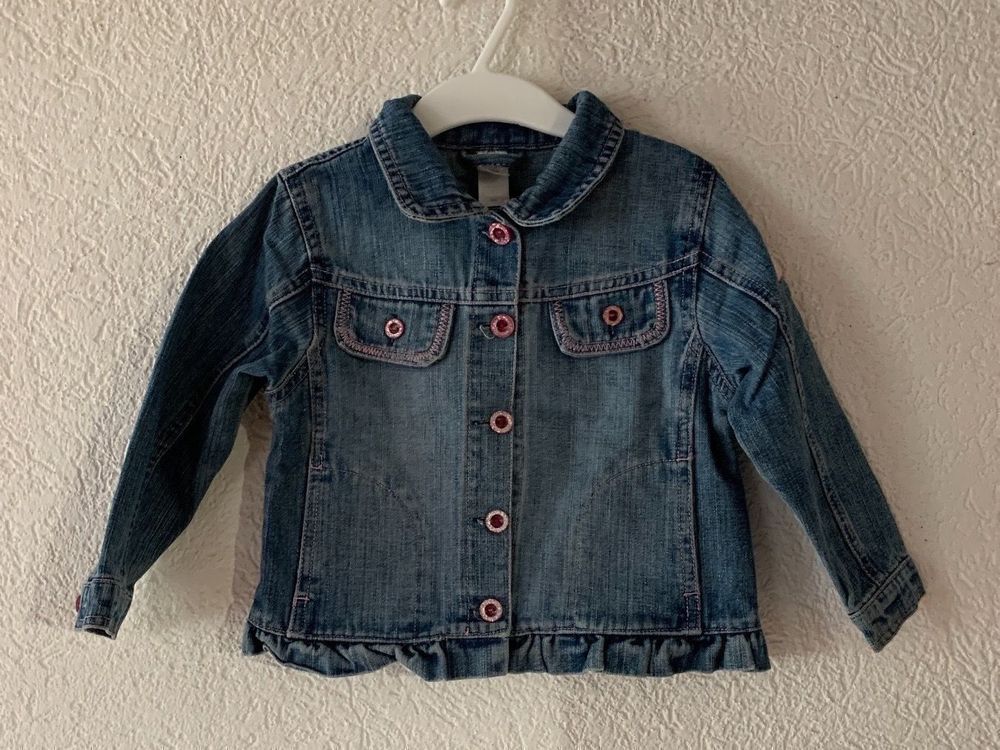 WELAKEN Einhorn Jeansjacke Für Mädchen - Mit Glitzernden Ärmeln & Pailletten