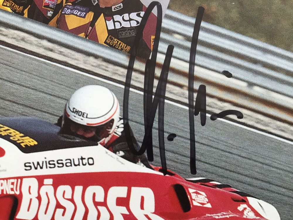 Markus Bösiger Original Autogramme Moto Sport Seitenwagen Kaufen auf