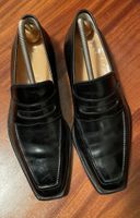 Campanile Herren Lederschuhe, Schwarz, Gr. 41