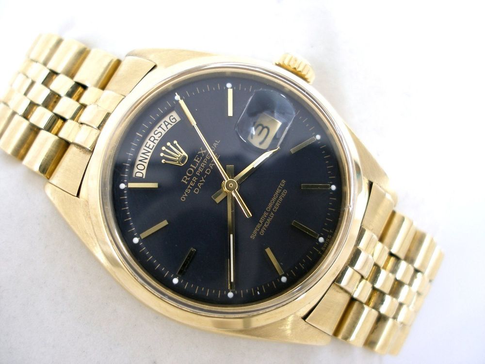ROLEX DAY-DATE 18K 1968 1802/8 AUTOMATIK SAMMLERUHR