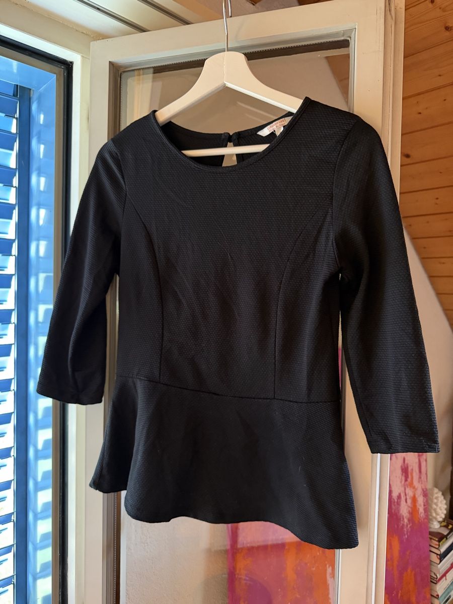 C&A Tops: Peplum Top Black Size S – D'occasion à Zürich par BettinaMarie2308