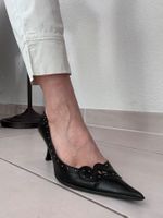 Schuhe Leder schwarz Damen Grösse 37 gute Zustand