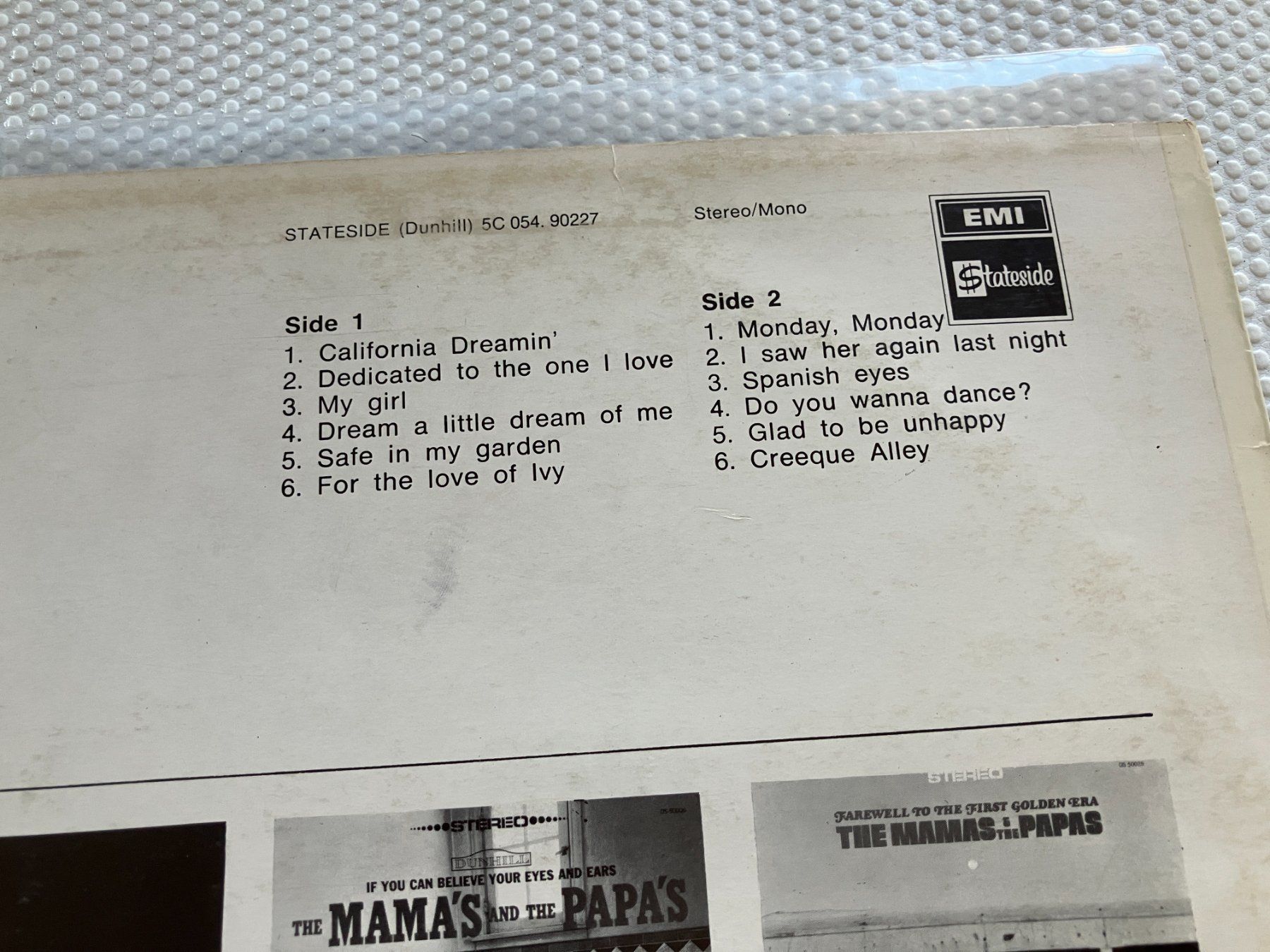 Dischi in vinile: The Mamas & The Papas – Usato da Aarwangen venduto da Jukebox3 3