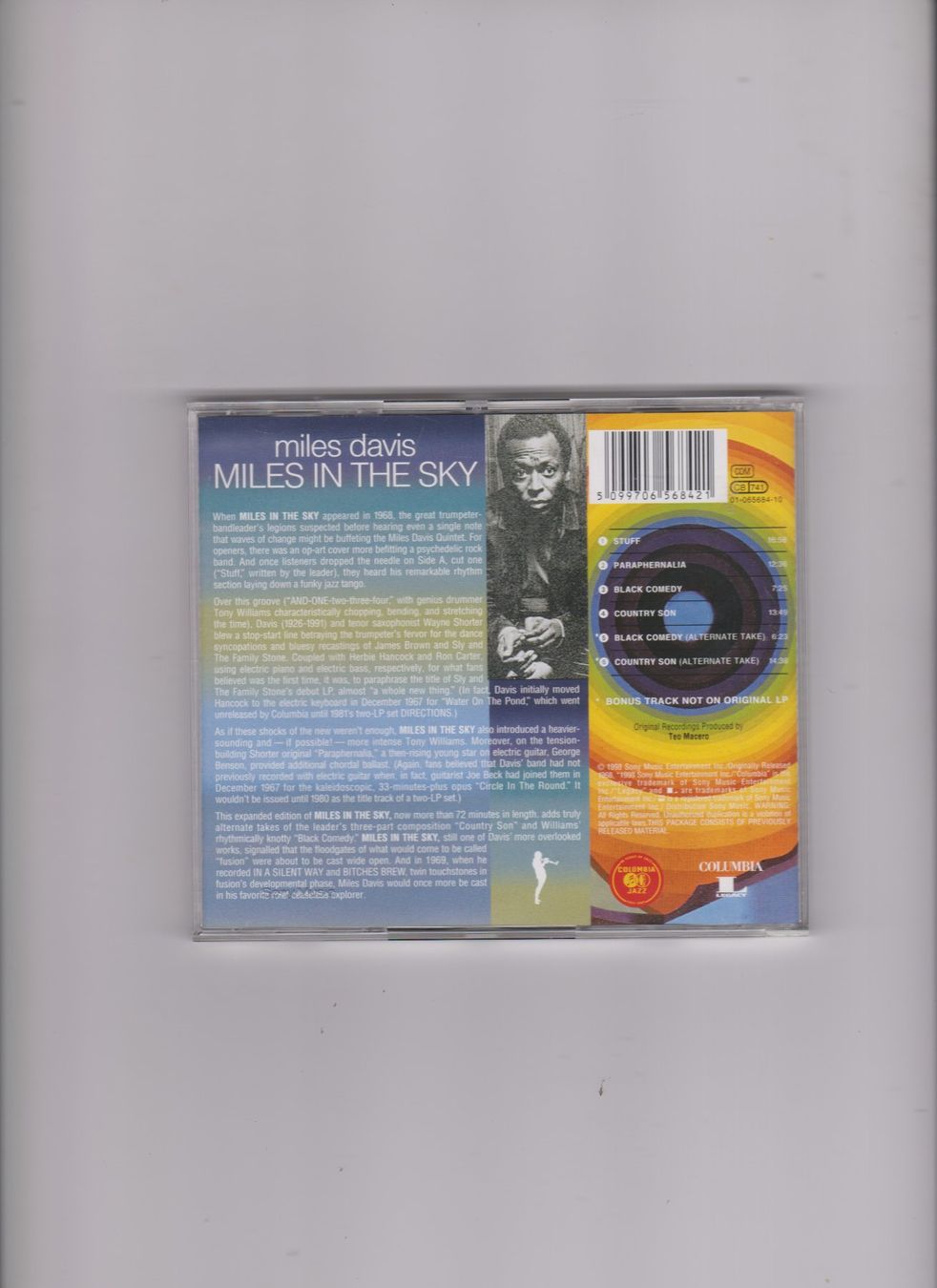 CD: Miles Davis Miles In The Sky CD – Usato da Bex venduto da Canouille 1