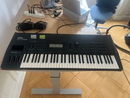 Yamaha SY77 with the drum cartridge included