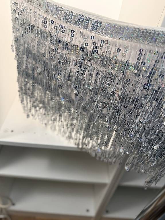 Röcke: Jupe à sequins et franges argentée - Taille S/M – Neu (gemäss Beschreibung) aus Biel/Bienne von secondstore 9
